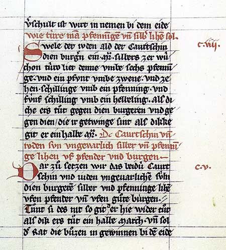Züricher Richtebrief 1304